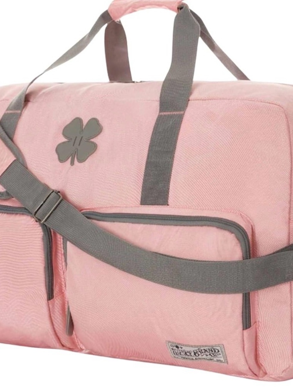 Lucky Brand Pink Travel Duffel with Gray Accents